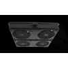 Rockstable Elemento de refrigeración de 19 pulgadas – Bandeja de ventiladores – ventilador integrado – Acero – Negro – 1 unidad – 2,92 kg (RS19-FT68)