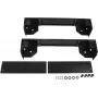 Rockstable base con ruedas 19 inch - negra - acero SPCC - 600 mm de ancho - 800 mm de profundidad