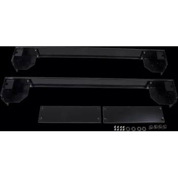 Rockstable Base con ruedas de 19 pulgadas – Plataforma con ruedas – Negro – Acero SPCC – 600 mm x 1000 mm