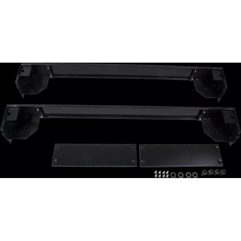 Rockstable Base con ruedas de 19 pulgadas – Plataforma con ruedas – Negro – Acero SPCC – 600 mm x 1000 mm