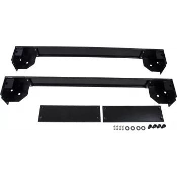 Rockstable Base con ruedas de 19 pulgadas – Plataforma con ruedas – Negro – Acero SPCC – 600 mm x 1000 mm