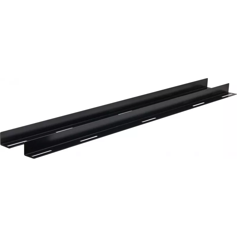 Rockstable 19 Guías de soporte en L para 1200 mm de profundidad - Juego de raíles para rack - Negro - Acero - 48,3 cm (19 inch) - 35 mm - 950 mm