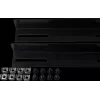 Rockstable 19 Guías de soporte en L para 1200 mm de profundidad - Juego de raíles para rack - Negro - Acero - 48,3 cm (19 inch) - 35 mm - 950 mm
