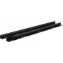 Rockstable 19 Guías de soporte en L para 1200 mm de profundidad - Juego de raíles para rack - Negro - Acero - 48,3 cm (19 inch) - 35 mm - 950 mm