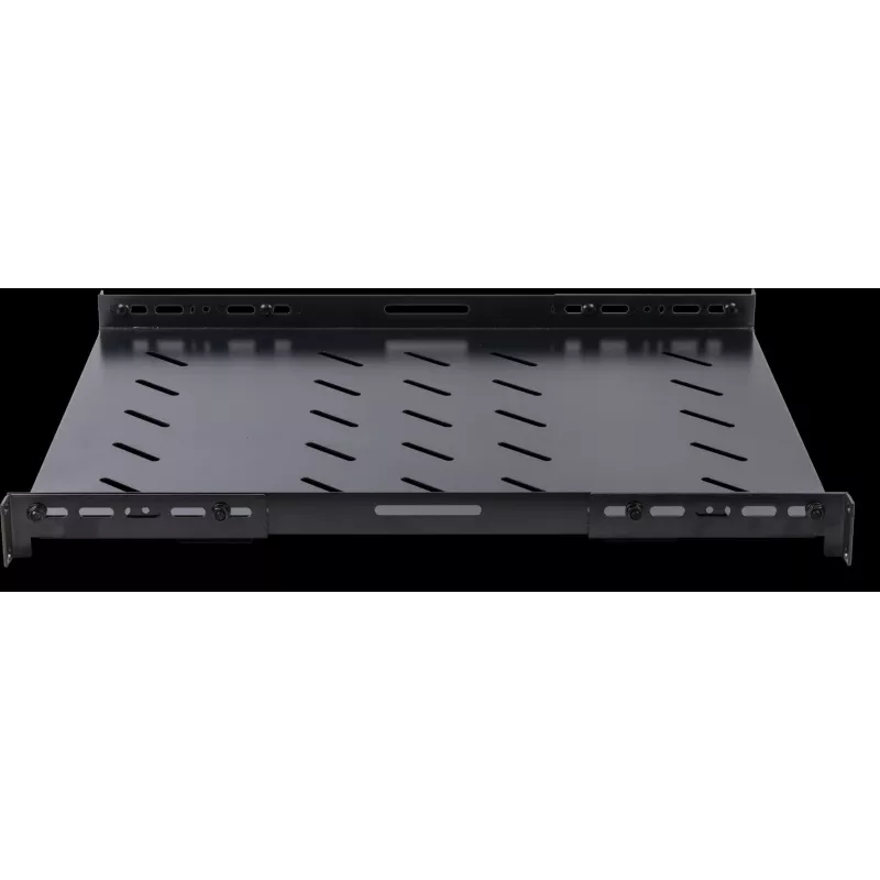 Rockstable RS19-SFH78 Bandeja de carga pesada de 19 pulgadas 1U, acero SPCC, Negro
