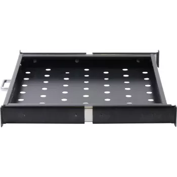 Rockstable Bandeja extraíble de 19 pulgadas 1U - Bandeja - Acero SPCC - Negro - 1 ud. - 3,45 kg (RS19-UH66)