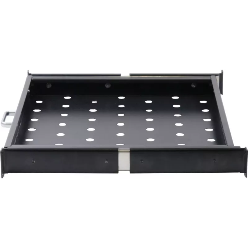 Rockstable Bandeja extraíble de 19 pulgadas 1U - Bandeja - Acero SPCC - Negro - 1 ud. - 3,45 kg (RS19-UH66)