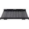 Rockstable Bandeja fija para rack 1U 19 pulgadas Heavy-Duty - Estante fijo - acero SPCC - Negro - 1 ud. - 3,2 kg (RS19-SFH68)