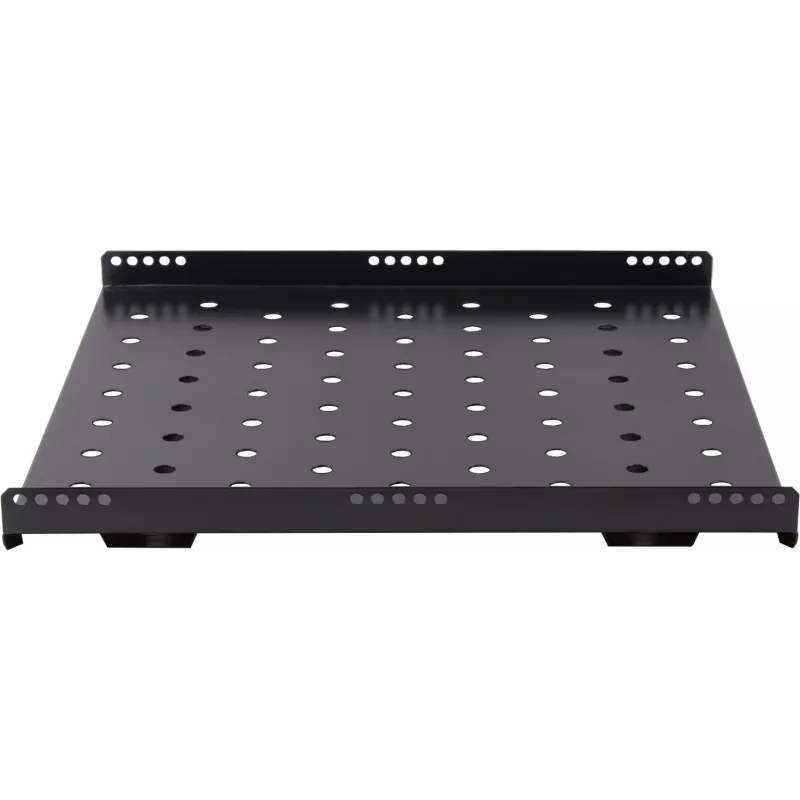 Rockstable Bandeja fija para rack 1U 19 pulgadas Heavy-Duty - Estante fijo - acero SPCC - Negro - 1 ud. - 3,2 kg (RS19-SFH68)