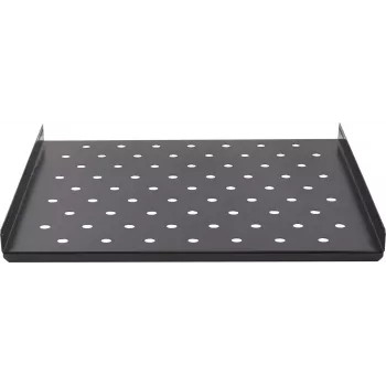Rockstable Bandeja fija para rack 1U 19 pulgadas Heavy-Duty - Estante fijo - acero SPCC - Negro - 1 ud. - 3,2 kg (RS19-SFH68)