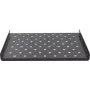 Rockstable Bandeja fija para rack 1U 19 pulgadas Heavy-Duty - Estante fijo - acero SPCC - Negro - 1 ud. - 3,2 kg (RS19-SFH68)