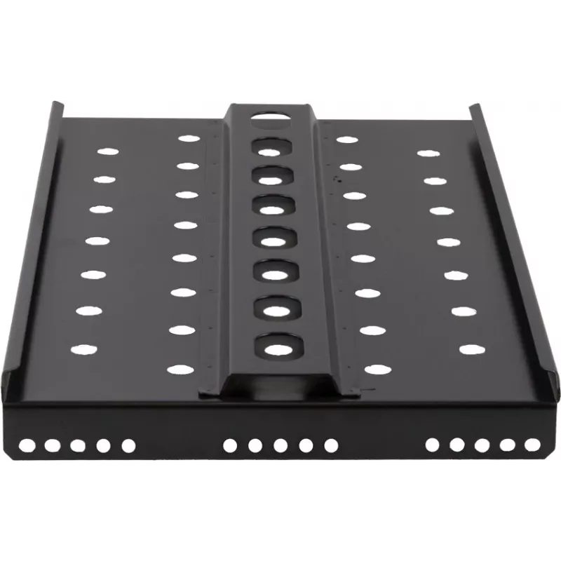 Rockstable Estante fijo para rack 1U 19 pulgadas Heavy Duty - Acero SPCC - Negro - Capacidad de carga 50 kg - 482 x 660 x 44 mm (RS19-SFH66)