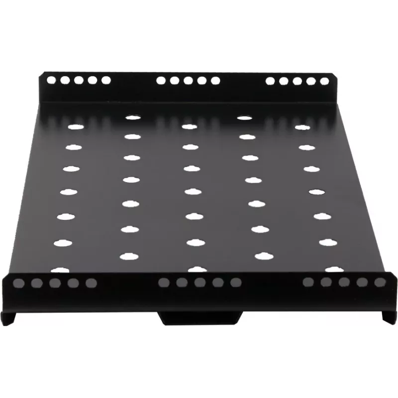 Rockstable Estante fijo para rack 1U 19 pulgadas Heavy Duty - Acero SPCC - Negro - Capacidad de carga 50 kg - 482 x 660 x 44 mm (RS19-SFH66)