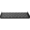 Rockstable Estante fijo para rack 1U 19 pulgadas Heavy Duty - Acero SPCC - Negro - Capacidad de carga 50 kg - 482 x 660 x 44 mm (RS19-SFH66)