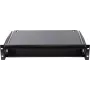 Rockstable Unidad de cajón para rack 2U 19 pulgadas - Acero de alta resistencia - Negro - Acero laminado en frío SPCC - Cajón deslizante - 6,92 kg (RS19-TH02)