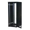 Rockstable Rack 19 inch 32U con puertas de malla - Estructura de pie - 32U - 800 kg - cerradura - guías de montaje - patas regulables (RS19-6832PP)