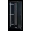 Rockstable Rack de servidor 37 HE 19 pulgadas con puertas de malla - bastidor independiente - 37U - 800 kg - cerradura con llave - raíles de montaje - patas ajustables (RS19-6837PP)