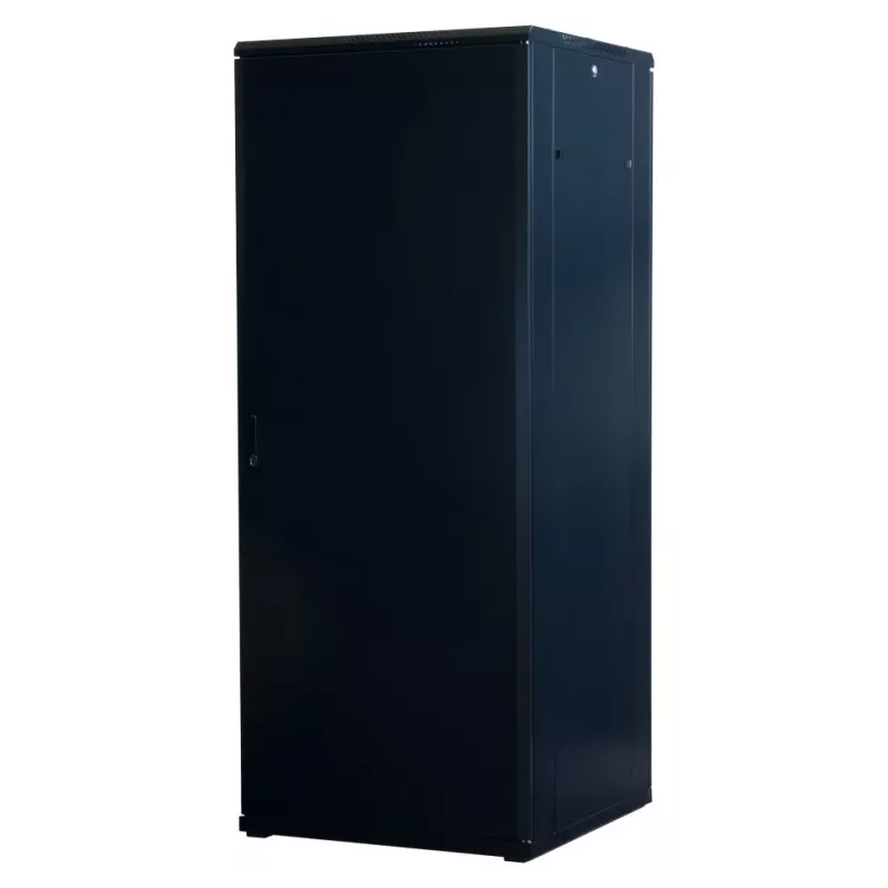 Rockstable armario de servidor 42U 19 inch con puerta de cristal - armario de pie - 42U - 800 kg - cerradura con llave - guías de montaje - patas ajustables (RS19-8842)