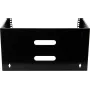 Rockstable Marco de montaje en pared 6U 19 pulgadas - Juego de montaje - Acero SPCC - Negro - 1 ud. - 3,86 kg (RS19-WMB6)
