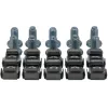 Rockstable Juego de tornillos de cabeza cilíndrica con hexágono interior M6 - Montaje en rack - Plata - 10 uds. (RS19-M612)