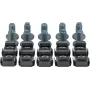 Rockstable Juego de tornillos de cabeza cilíndrica con hexágono interior M6 - Montaje en rack - Plata - 10 uds. (RS19-M612)