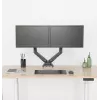 Rockstable RS-MM007 Soporte avanzado para doble monitor - Pinza / Pasacables - 13 kg - 15-27