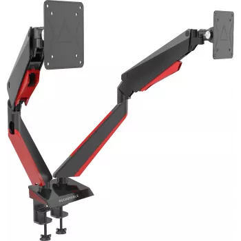 Rockstable RS-MM009 Soporte para monitor gaming para 2 monitores - Abrazadera / Pasacables - 16 kg - 15