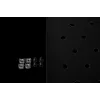Rockstable RS19-FH612 estante para rack 1U - negro - acero - capacidad de carga 60 kg - perforado ovalado