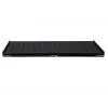 Rockstable RS19-FH612 estante para rack 1U - negro - acero - capacidad de carga 60 kg - perforado ovalado