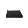 Rockstable RS19-FH612 estante para rack 1U - negro - acero - capacidad de carga 60 kg - perforado ovalado