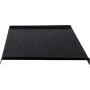 Rockstable RS19-FH612 estante para rack 1U - negro - acero - capacidad de carga 60 kg - perforado ovalado