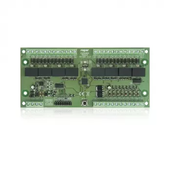 ROGER XM-8DR-BRD Módulo expansor de E/S, 8 entradas, 8 salidas de relé, RS485