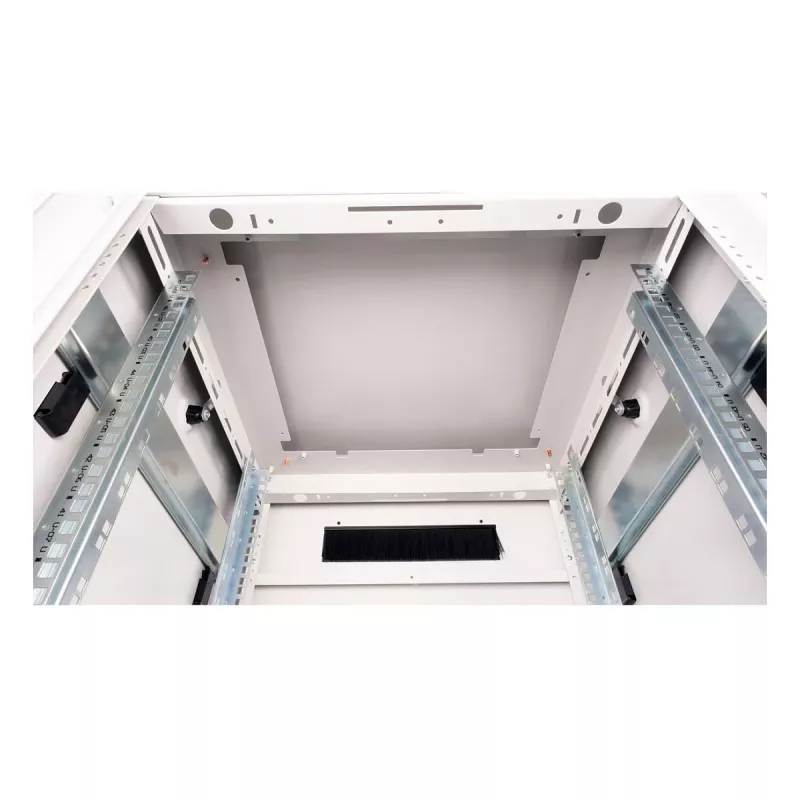 Armario de red ROLINE 19 pulgadas Pro 47 U, 600x600 AnxPr Puerta de cristal Gris
