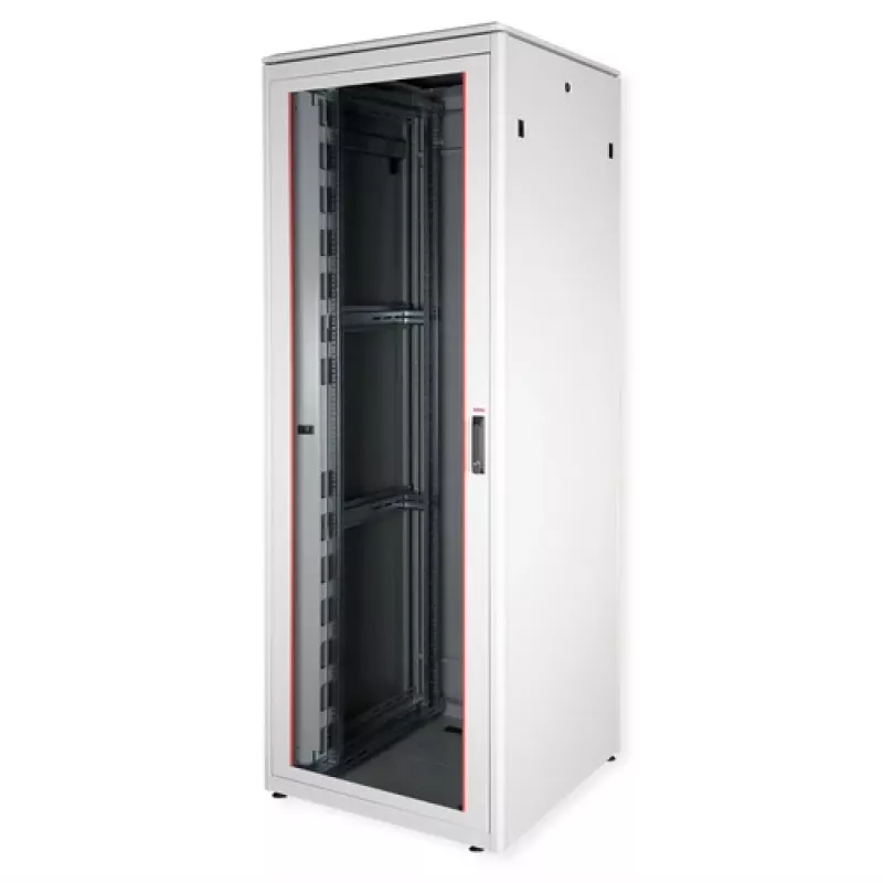 ROLINE Armario de Red 19 Pulgadas Pro 47U, 800x800mm Puerta de Cristal Gris