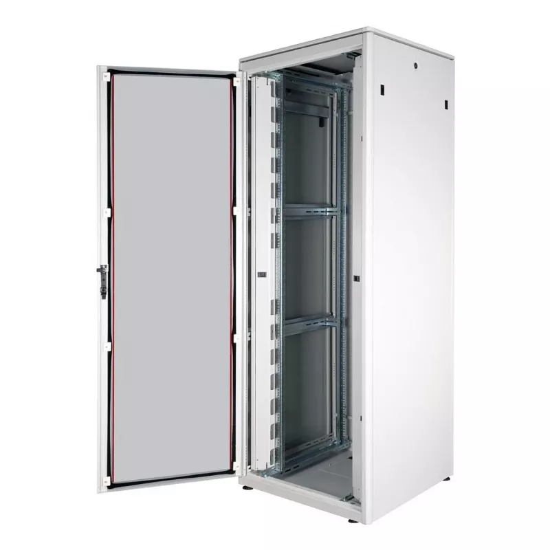 ROLINE Armario de Red 19 Pulgadas Pro 47U, 800x800mm Puerta de Cristal Gris