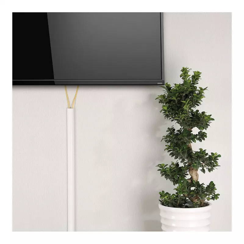 ROLINE Cubierta para cables - Canaleta - apta para montaje en pared y suelo