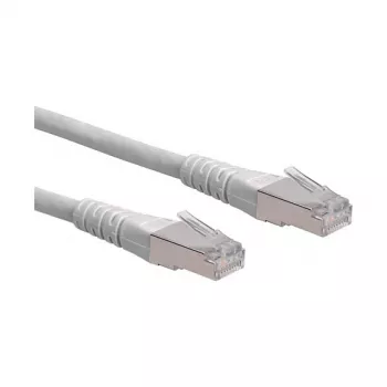 Roline Cable de parcheo Cat.6 SFTP, conector macho RJ-45 a conector macho RJ-45, 1 m, gris 21.15.0831