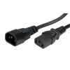 ROLINE GREEN Cable de conexión de equipo, IEC 320 C14 a C13, LSOH, negro, 0,8 m