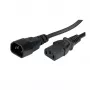ROLINE GREEN Cable de conexión de equipo, IEC 320 C14 a C13, LSOH, negro, 0,8 m