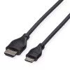 Cable ROLINE HDMI High Speed con Ethernet, HDMI tipo A macho a Mini HDMI macho, 2 m, 11.04.5580