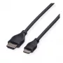 Cable ROLINE HDMI High Speed con Ethernet, HDMI tipo A macho a Mini HDMI macho, 2 m, 11.04.5580