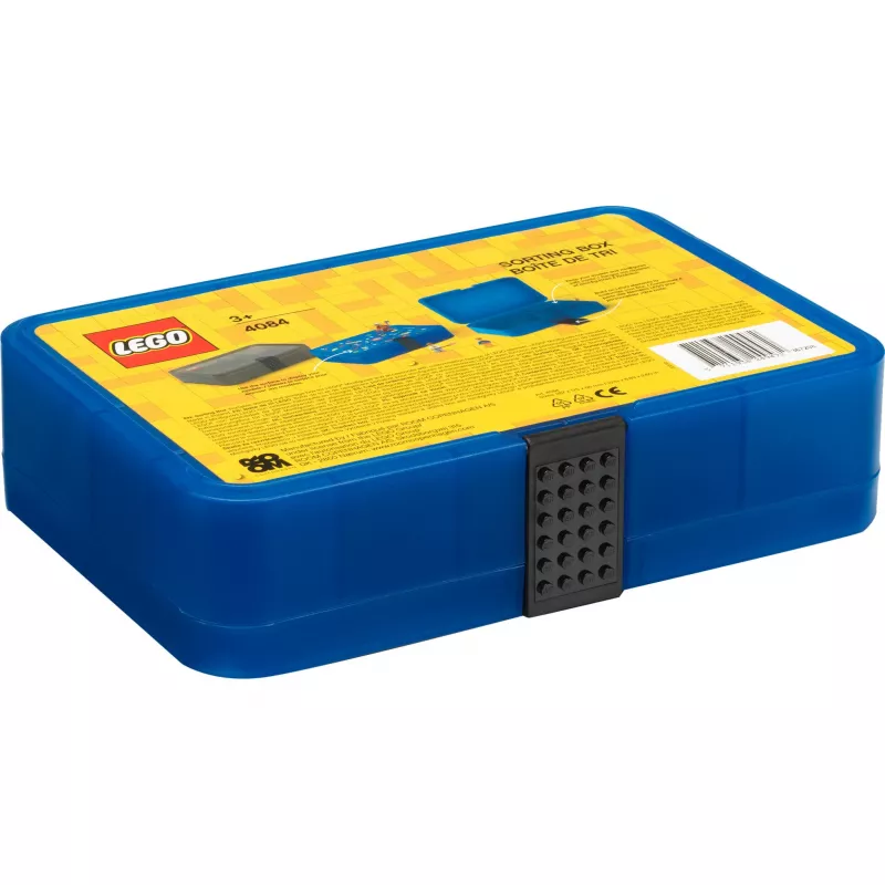 ROOM COPENHAGEN LEGO caja organizadora Iconic, azul transparente, 11 compartimentos
