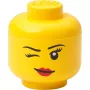 Room Copenhagen LEGO Storage Head Whinky Mini amarillo