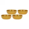 Set de 4 ensaladeras ROSE&TULIPANI Concerto Ocra - Amarillo, 20 cm
