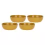 Set de 4 ensaladeras ROSE&TULIPANI Concerto Ocra - Amarillo, 20 cm
