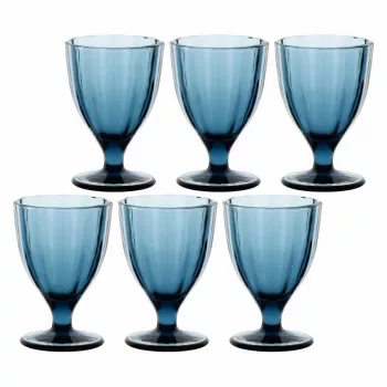 ROSE&TULIPANI set de 6 vasos Amami - azul, 300 ml