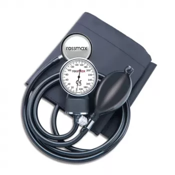 ROSSMAX Esfigmomanómetro Aneroide de Palma GB102 con Manguito de Nylon y Estuche