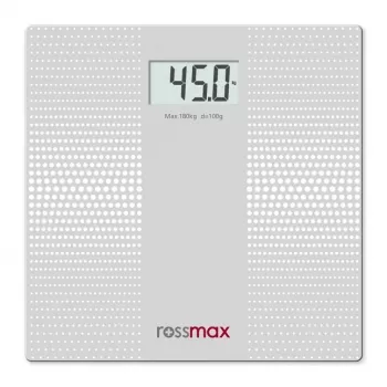 ROSSMAX WB101 Báscula de Vidrio para Personas - Super Slim / Electrónica