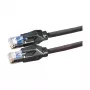 Rotronic-Secomp Dätwyler Cat.6 Class E S/FTP CU 7702 Flex LSOH Hirose TM21 cable de parcheo, 3 m, negro