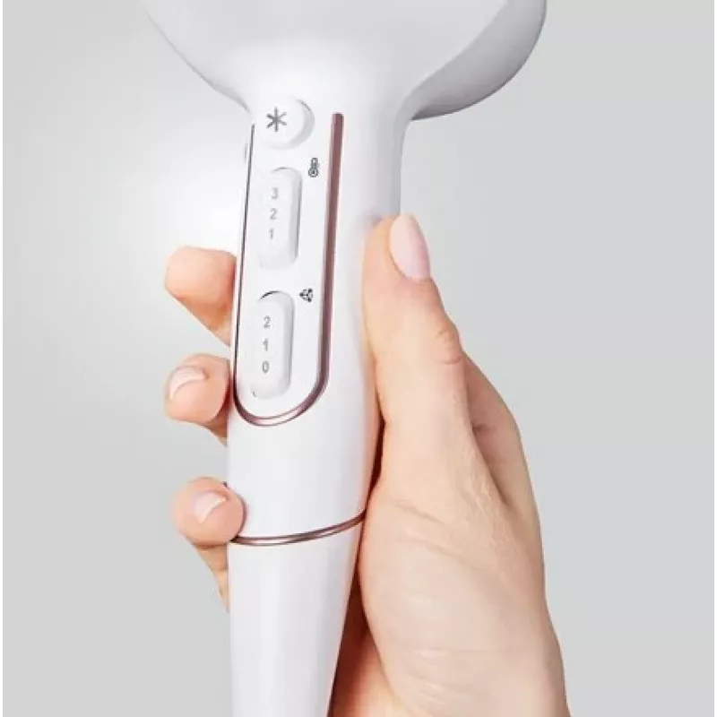 Rowenta CV6135 Cepillo de aire caliente Volumizer, 1800W, blanco